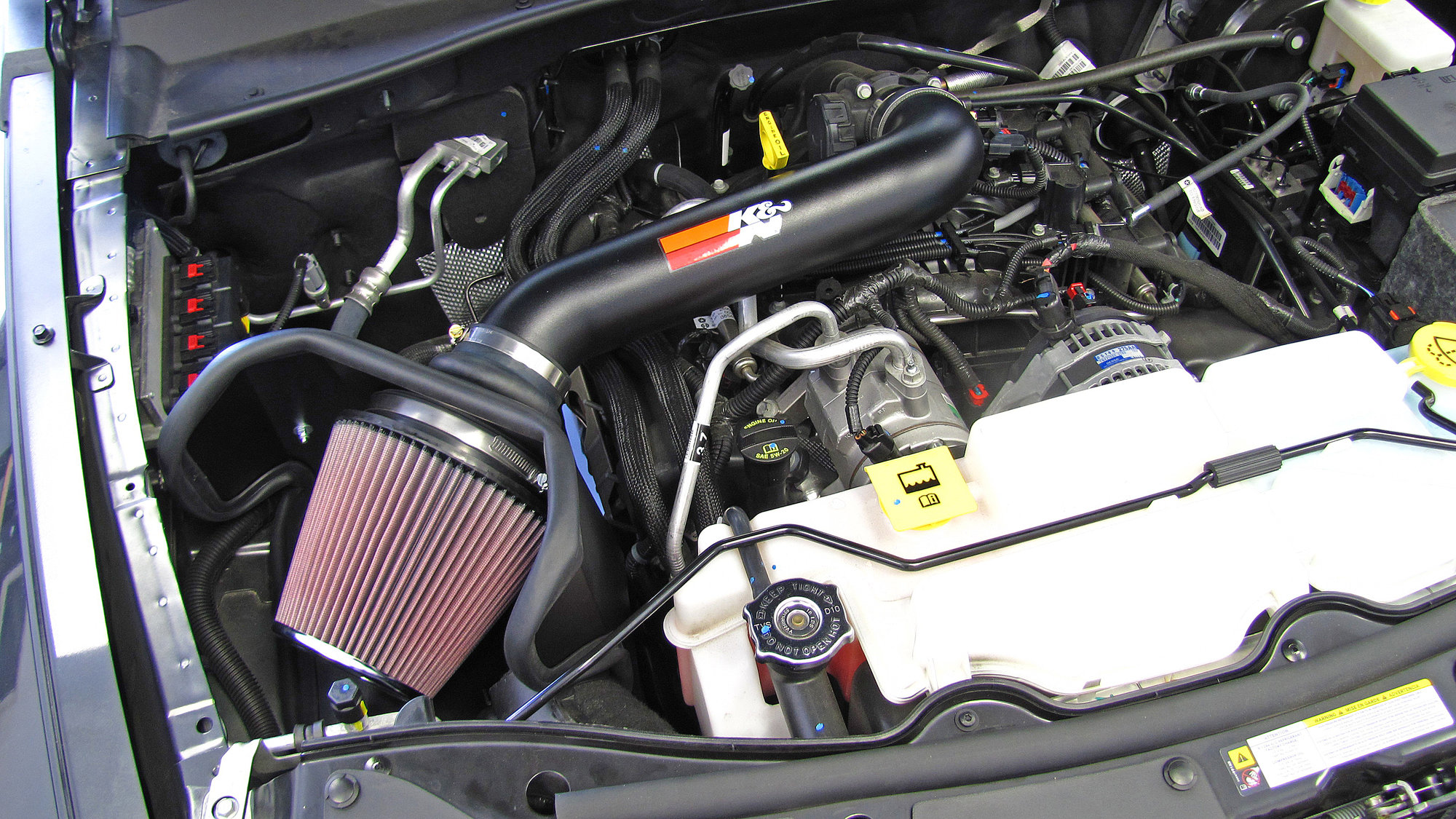 K&N 771562KTK Metal Air Intake for 1012 Jeep Liberty KK with 3.7L